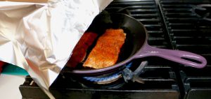 fashion blogger cooking