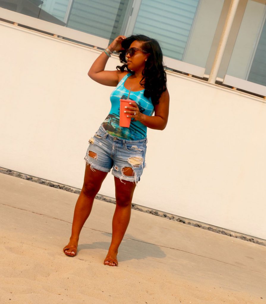 rag and bone distressed denim and bodysuit