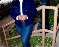 Ralph Lauren Lapel Blazer + Joe’s Denim Jeans + Nude Pumps