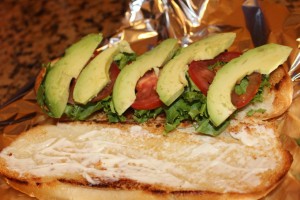 chicken philly recipe - building the sandwich