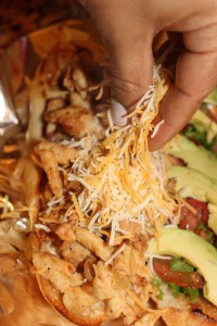 chicken philly recipe - adding cheese