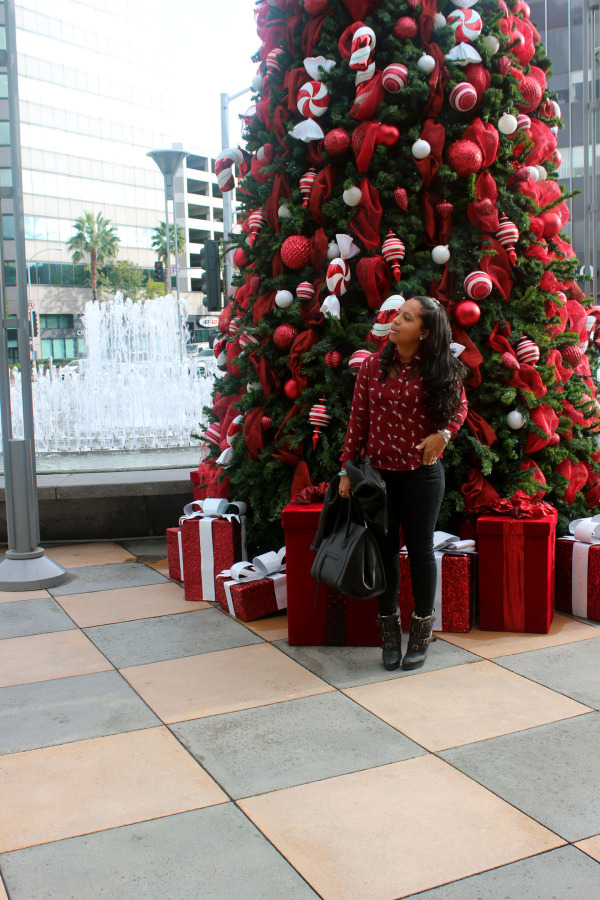 rainy days with an outfit under $100.