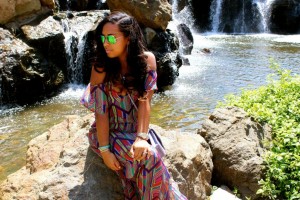 Wearing - Ella Moss Maxi Dress, Ray Bay Aviator Shades, Manolo Blanik, Chanel Bag
