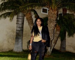 Best distresses black denim + Vintage T-Shirt