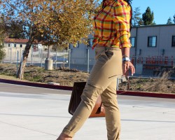 Khaki Pants and a Plaid Shirt
