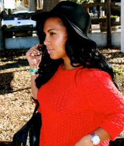 Rag & Bone Floppy Brim Fedora Hat, Zara Sweater, Paige Denim Paint Splattered Denim, YSL Bag, Tom Ford Shades, Christian Louboutin Patent Leather Pigalle Pumps