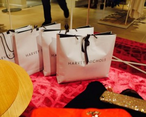 Harvey Nichols shopping bags