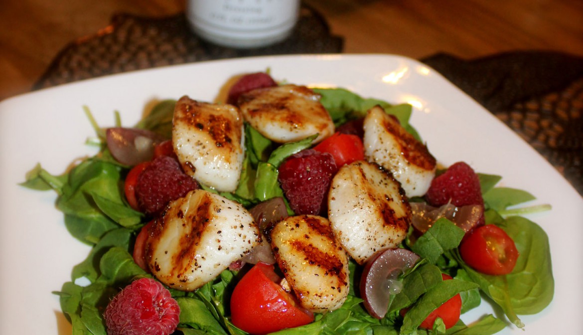 scallop salad