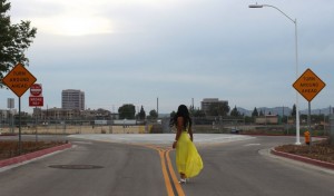 Wearing - Metaphor pleated skirt and tank, Alexander Wang Slide Ins