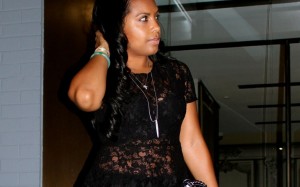 Wearing - F21 Lace Top