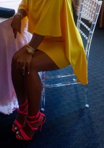 Wedding Attire - Zara Dress, Giuseppe Zanotti Heels